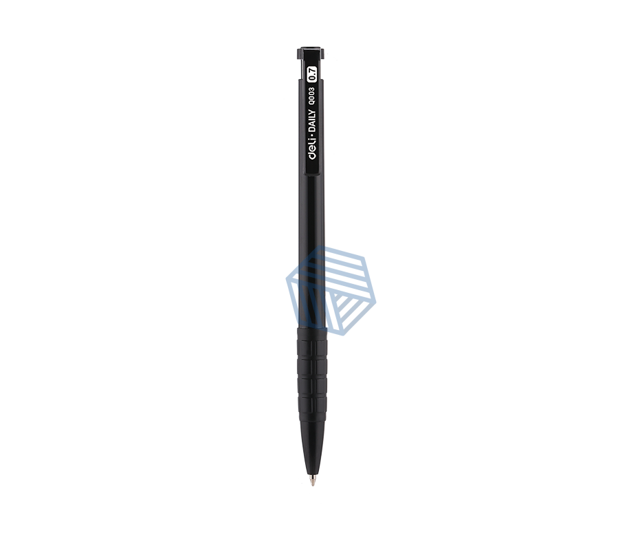კალამი ბურთულიანი 0.7MM შავი DELI Q00320