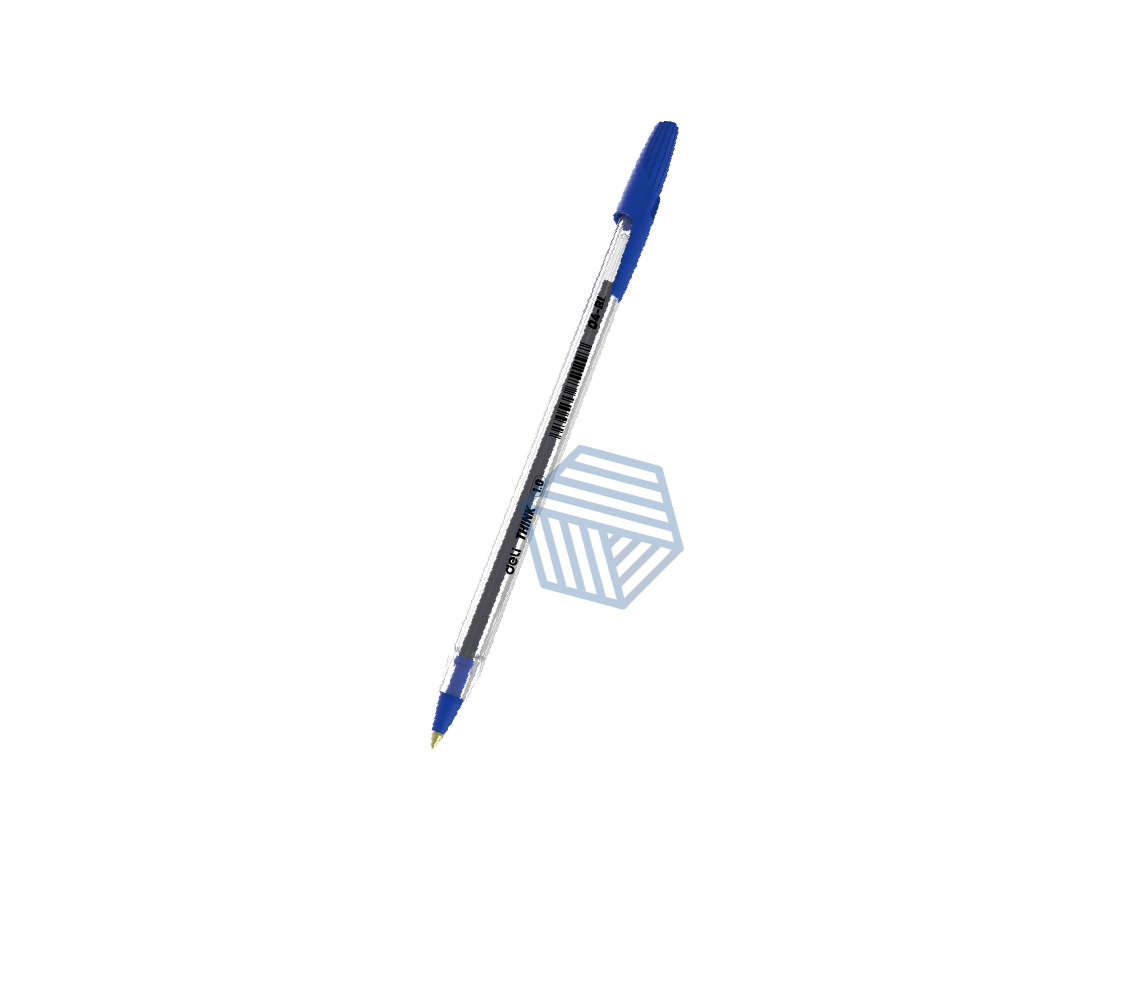 კალამი ბურთულიანი BULLET TIP 1MM BLUE Q4-BL ,DELI