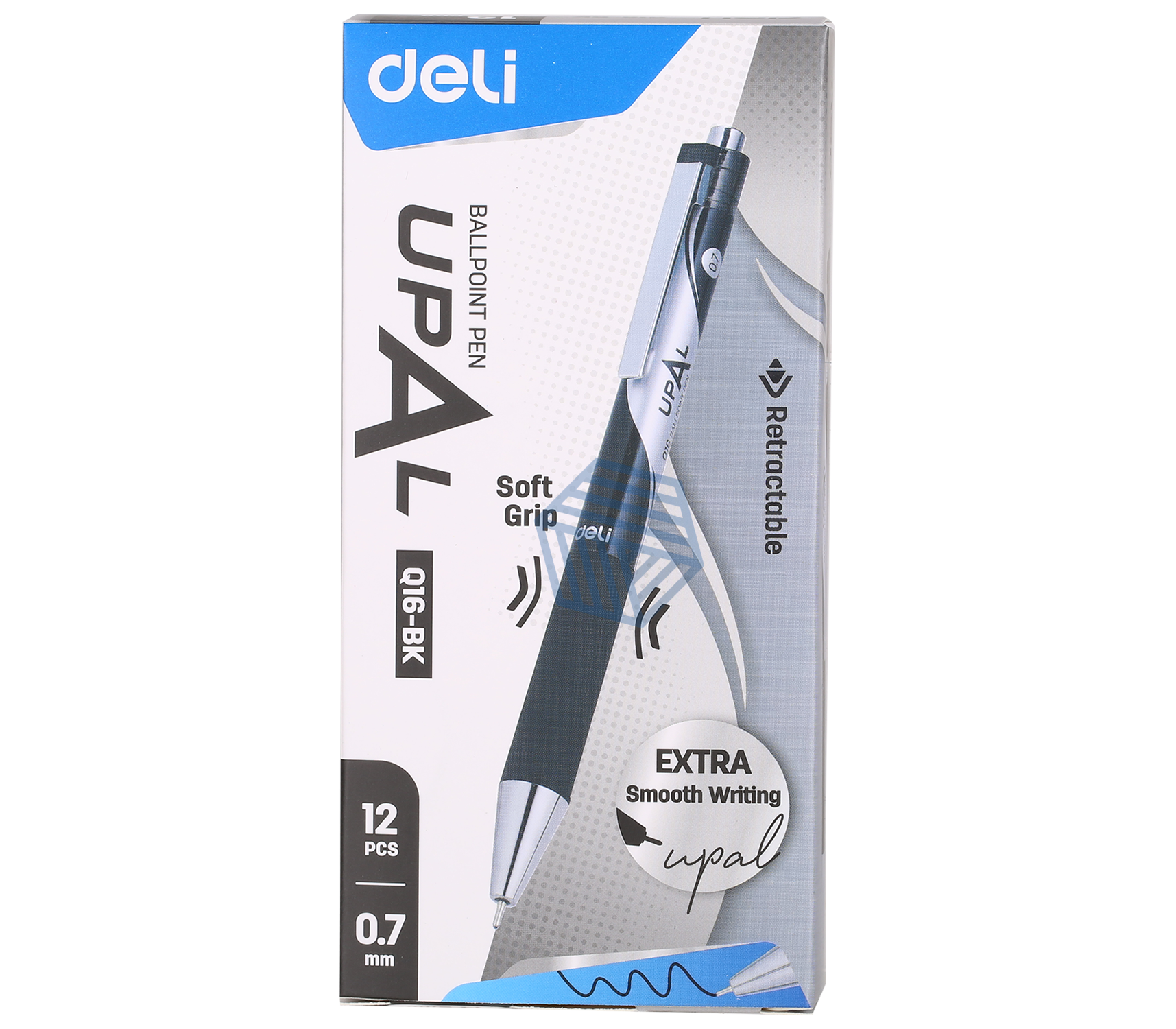 კალამი ბურთულიანი 0.7MM EQ16-BK BLACK , DELI