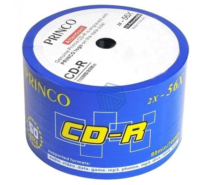 CD-R დისკი (50ც) PRINCO CD/50 1=50×0.5
