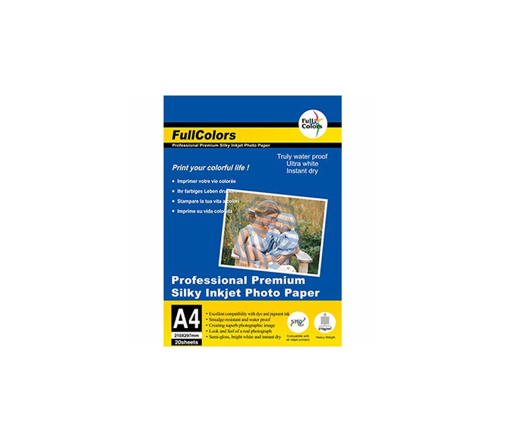ფოტოქაღალდი REZIN-COATED PREMIUM RSP255G A4 (20ფურც.