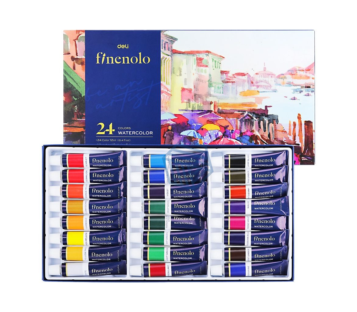 აკვარელი 12ფ. DELI FINENOLO  C19-24