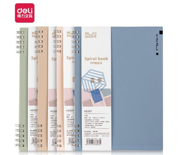 ბლოკნოტი A5 60ფურც. NS307 , DELI