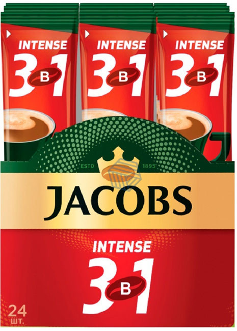 ხსნადი ყავა “იაკობს მონარქი / Jacobs Monarch” Intense 24 ც.