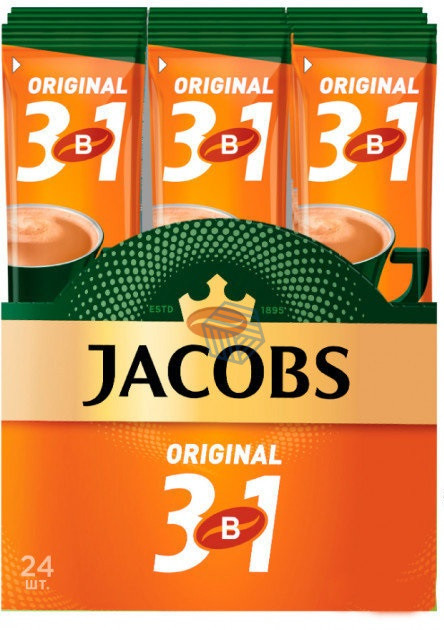 ხსნადი ყავა “იაკობს მონარქი / Jacobs Monarch” Original 24 ც.